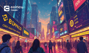 binance surge crypto boom art