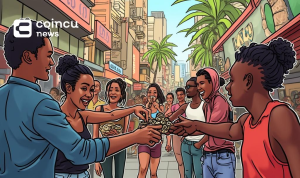 binance airdrop urban scene