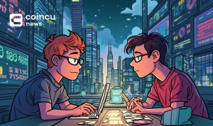 polymarket cartoon city scene