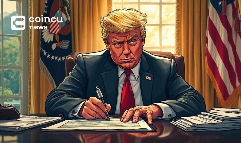 trump signs crypto bill art